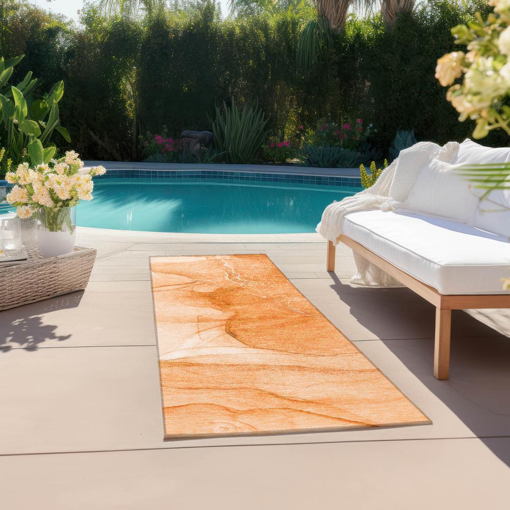 Chantille ACN507 Orange 2'3" x 7'6" Rug. Picture 7