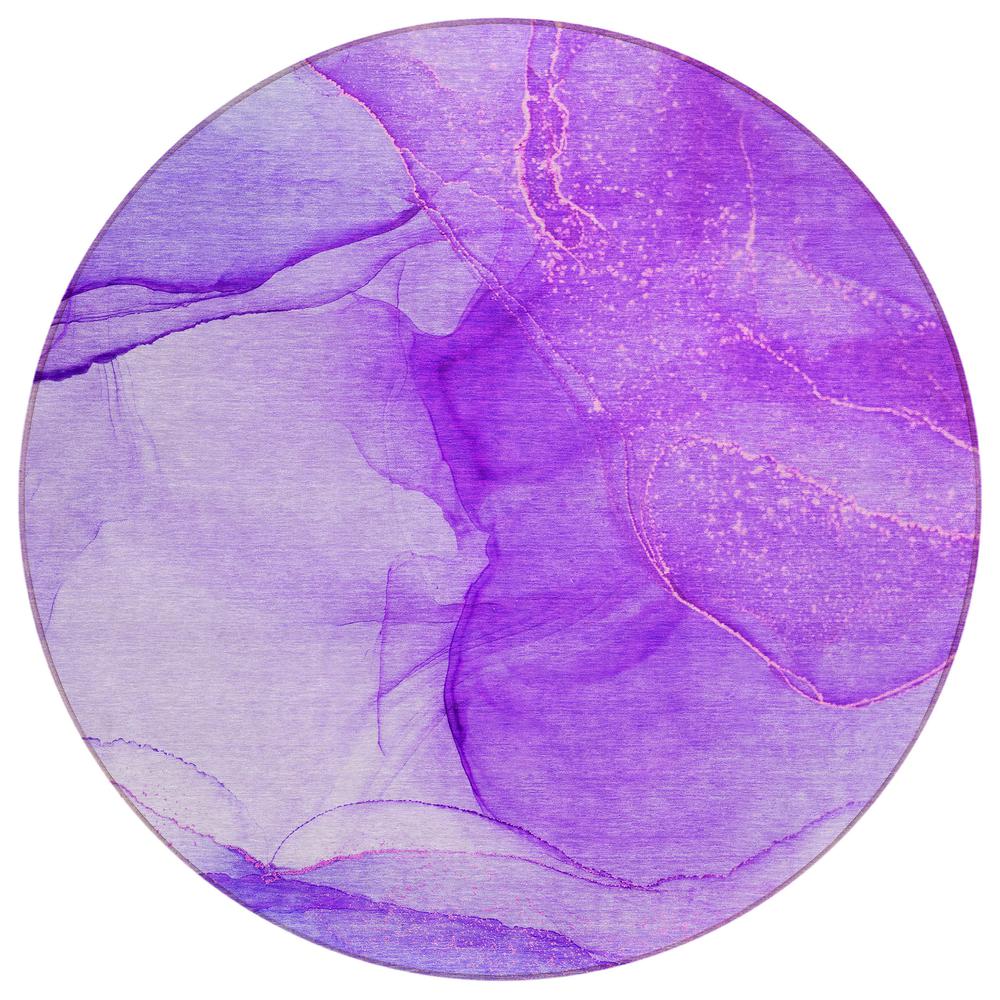 Chantille ACN507 Purple 8' x 8' Rug. Picture 1