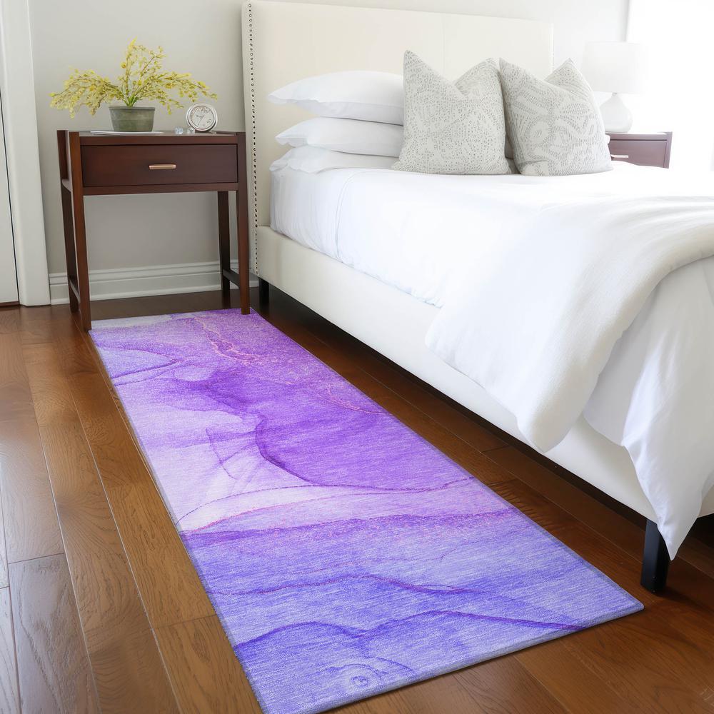 Chantille ACN507 Purple 2'3" x 7'6" Rug. Picture 6