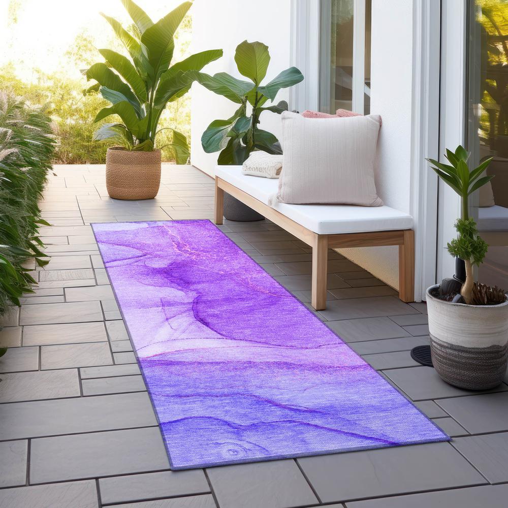 Chantille ACN507 Purple 2'3" x 7'6" Rug. Picture 7