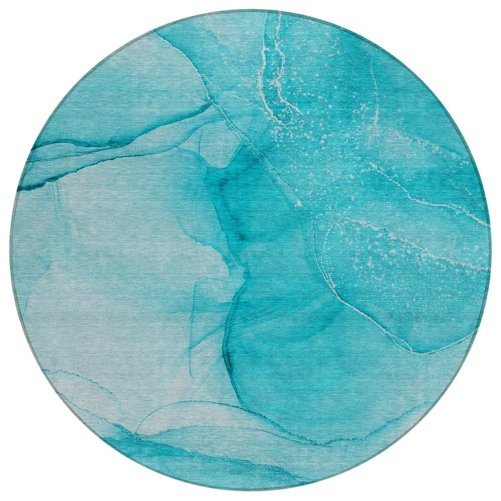 Chantille ACN507 Teal 8' x 8' Rug. Picture 1