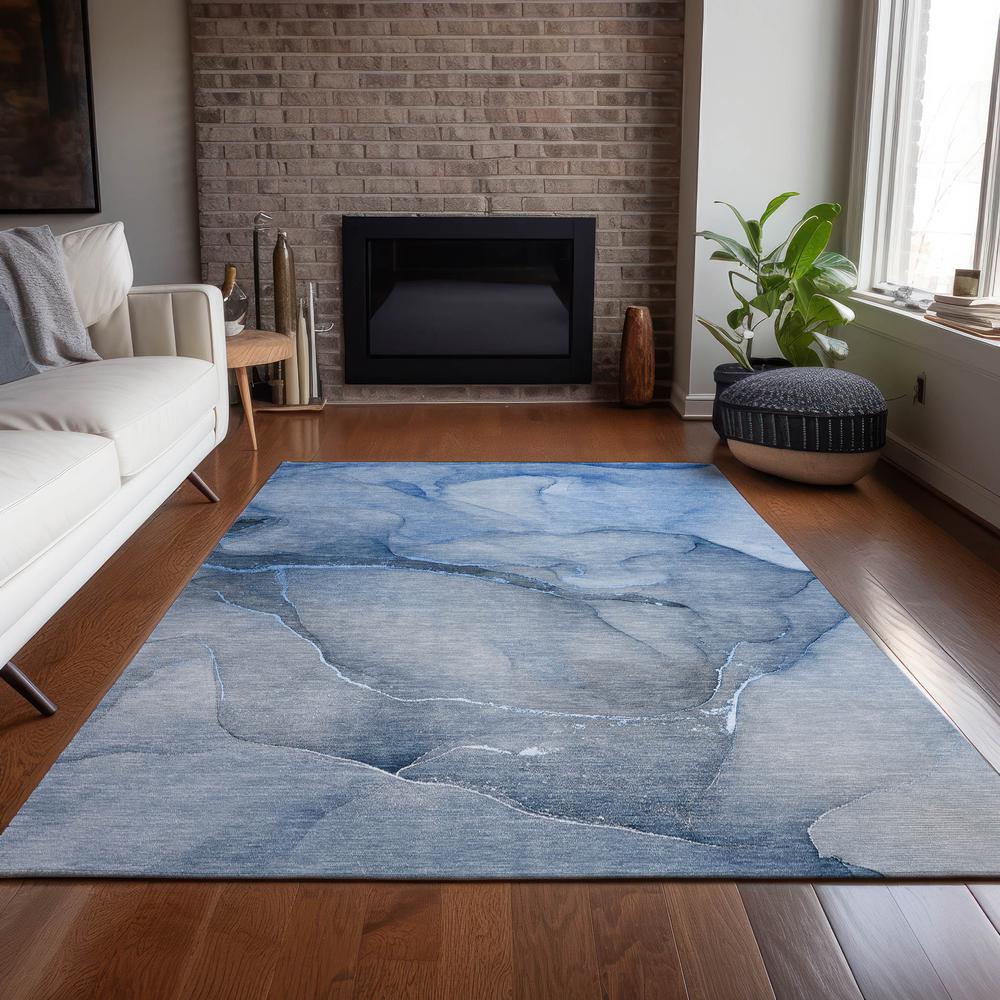 Chantille ACN508 Blue 2'6" x 3'10" Rug. Picture 7