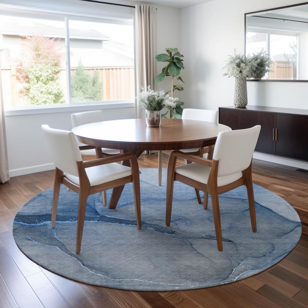 Chantille ACN508 Blue 8' x 8' Rug. Picture 6