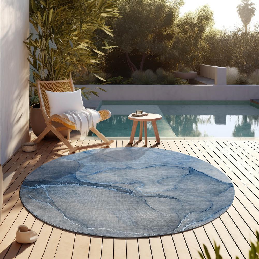 Chantille ACN508 Blue 8' x 8' Rug. Picture 7