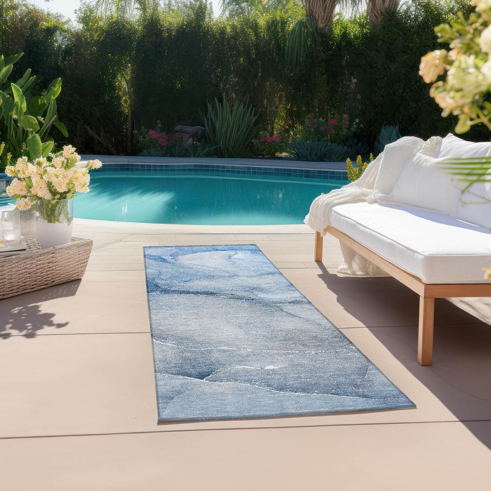 Chantille ACN508 Blue 2'3" x 7'6" Rug. Picture 7