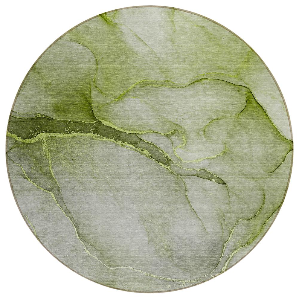 Chantille ACN508 Green 8' x 8' Rug. Picture 1