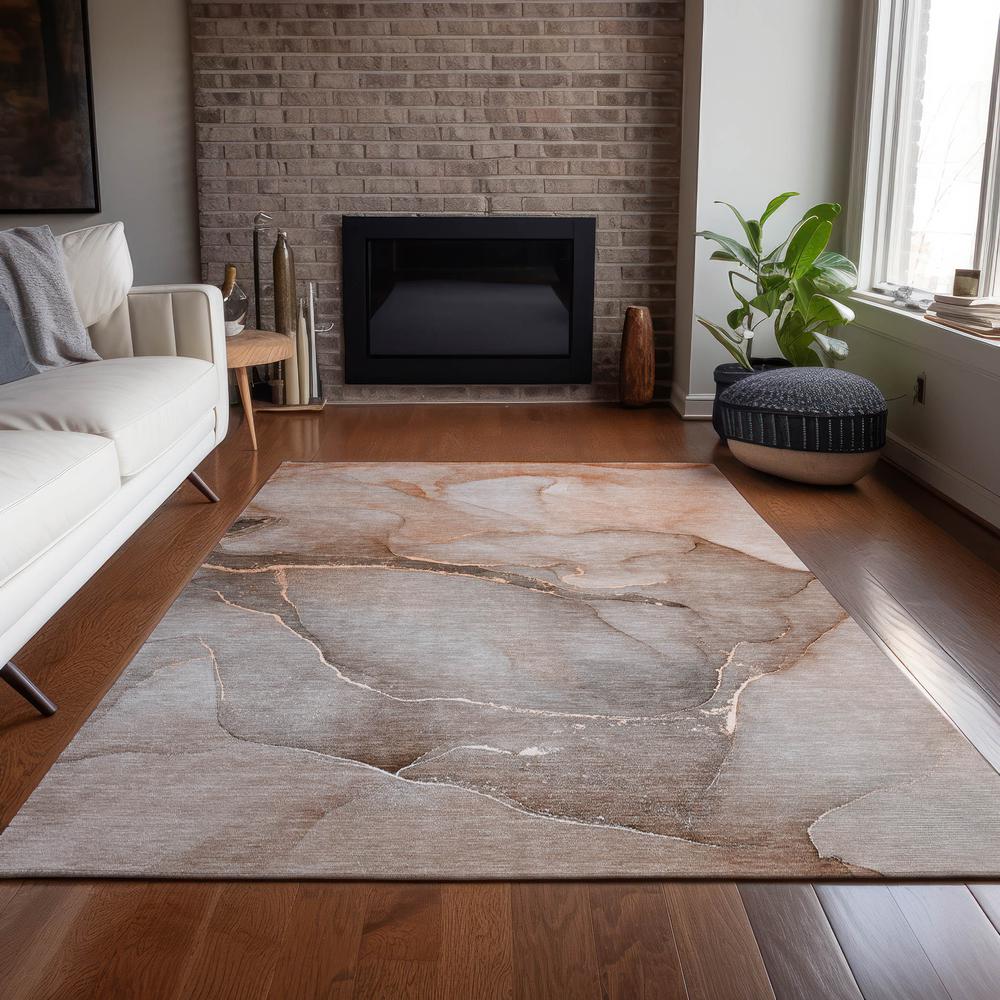 Chantille ACN508 Brown 2'6" x 3'10" Rug. Picture 8