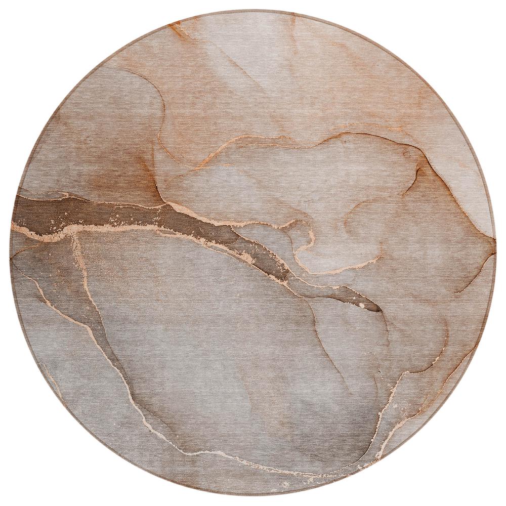 Chantille ACN508 Brown 8' x 8' Rug. Picture 1