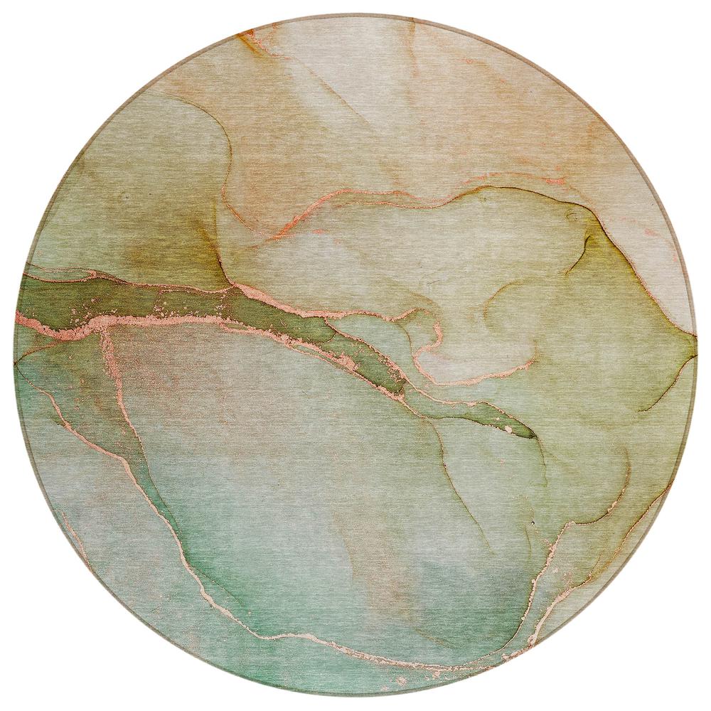 Chantille ACN508 Teal 8' x 8' Rug. Picture 1
