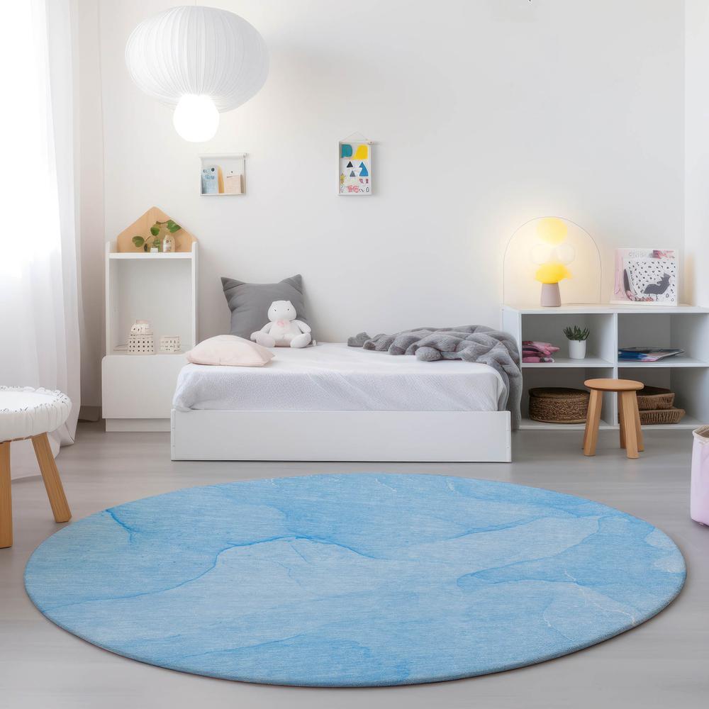 Chantille ACN509 Blue 8' x 8' Rug. Picture 6