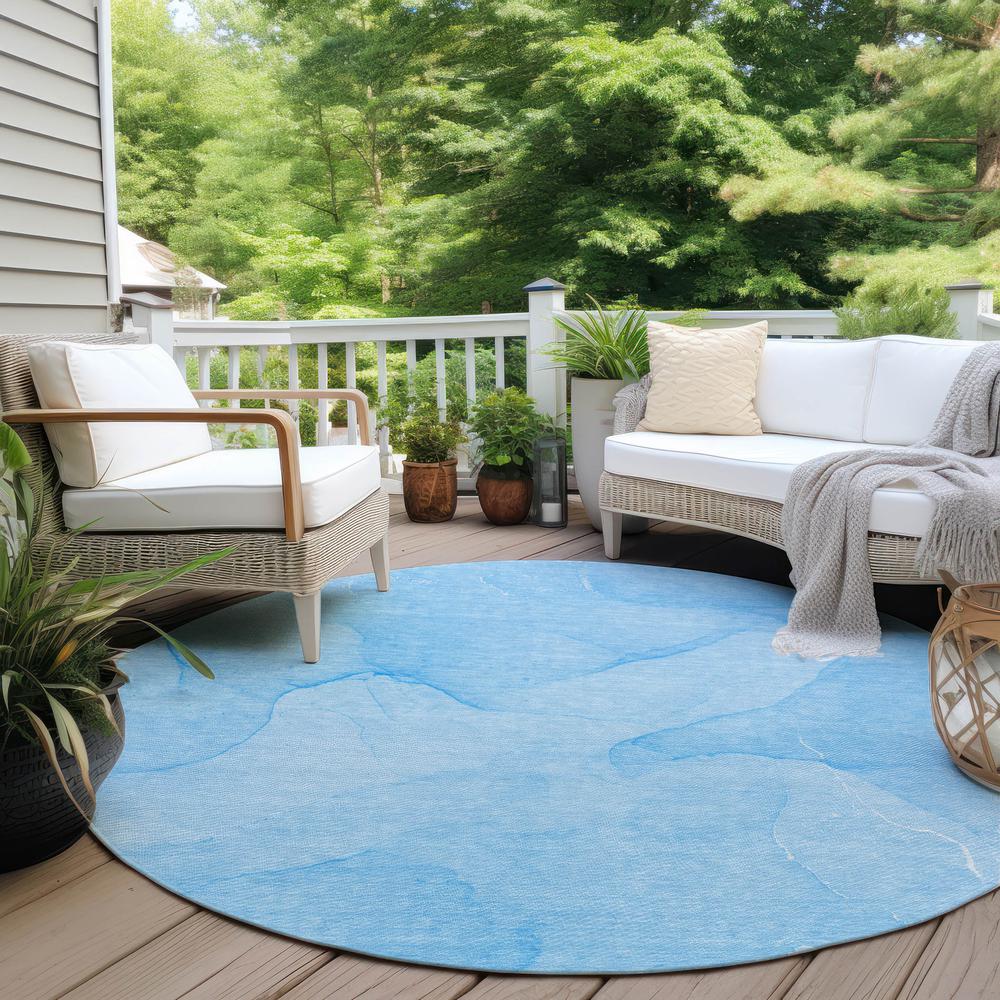 Chantille ACN509 Blue 8' x 8' Rug. Picture 7