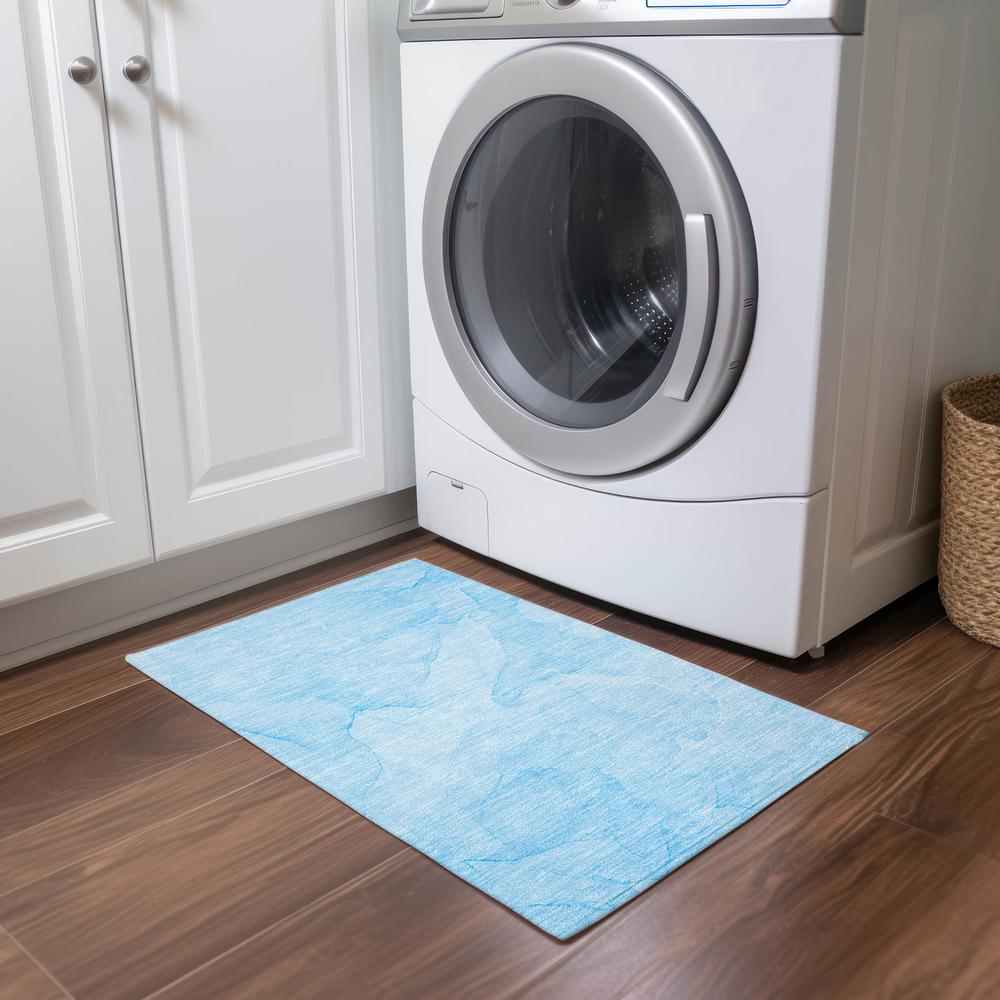 Chantille ACN509 Blue 1'8" x 2'6" Rug. Picture 6