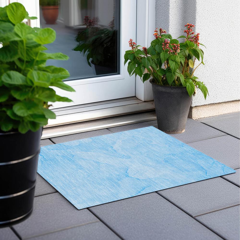 Chantille ACN509 Blue 1'8" x 2'6" Rug. Picture 7