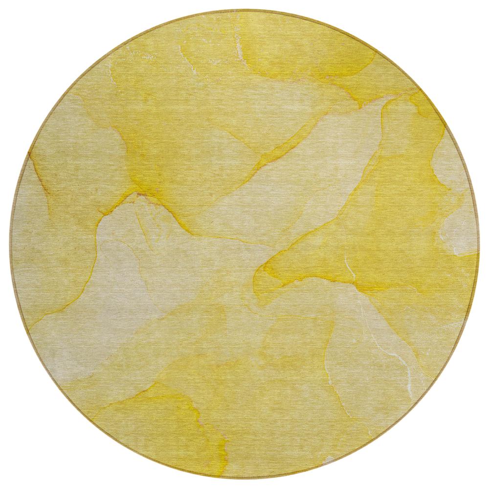 Chantille ACN509 Gold 8' x 8' Rug. Picture 1