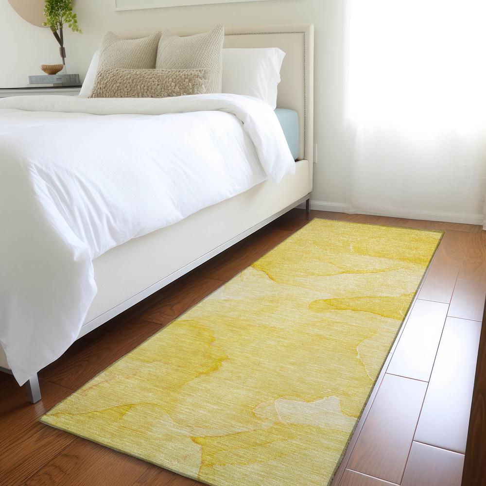 Chantille ACN509 Gold 2'3" x 7'6" Rug. Picture 6