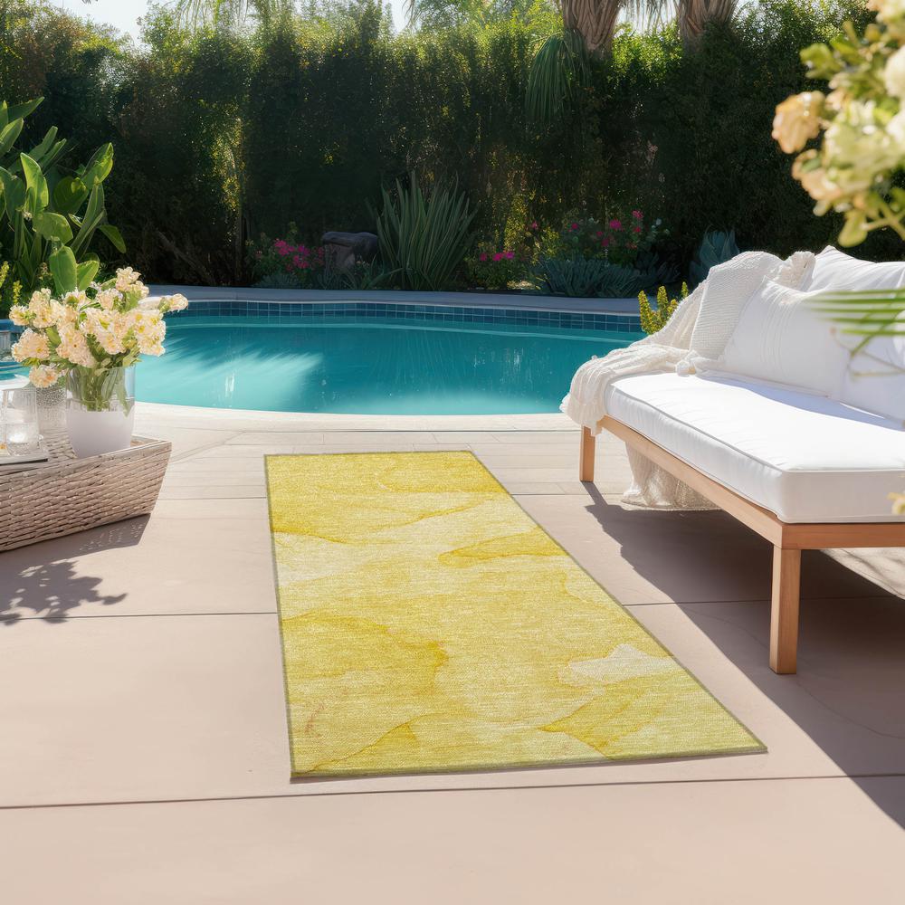 Chantille ACN509 Gold 2'3" x 7'6" Rug. Picture 7