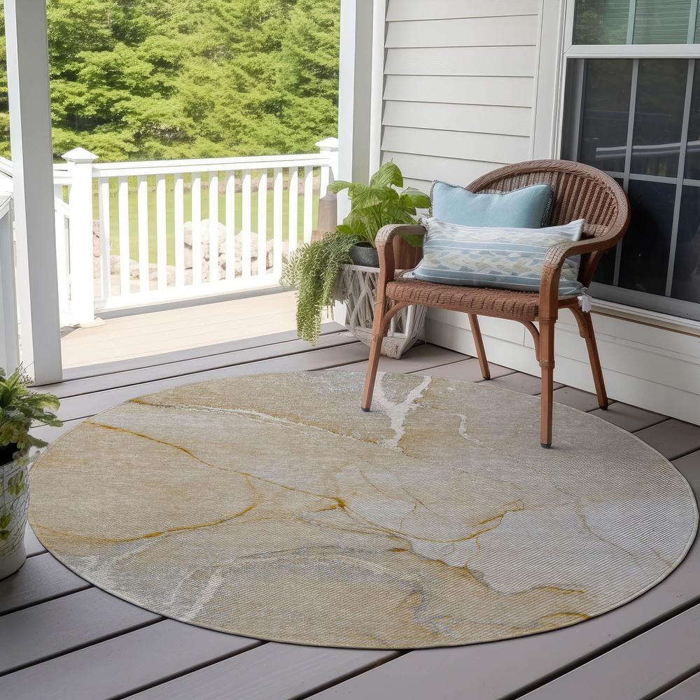 Chantille ACN510 Brown 8' x 8' Rug. Picture 7