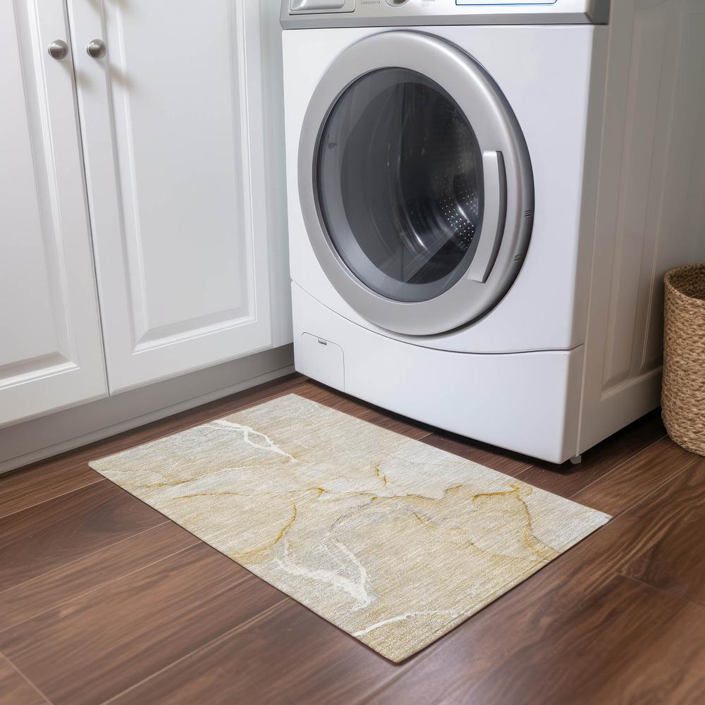 Chantille ACN510 Brown 1'8" x 2'6" Rug. Picture 6