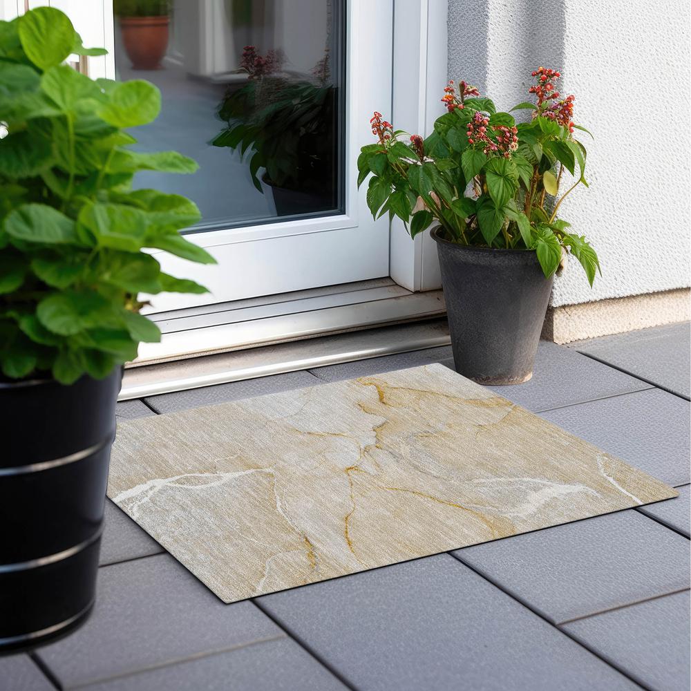 Chantille ACN510 Brown 1'8" x 2'6" Rug. Picture 7