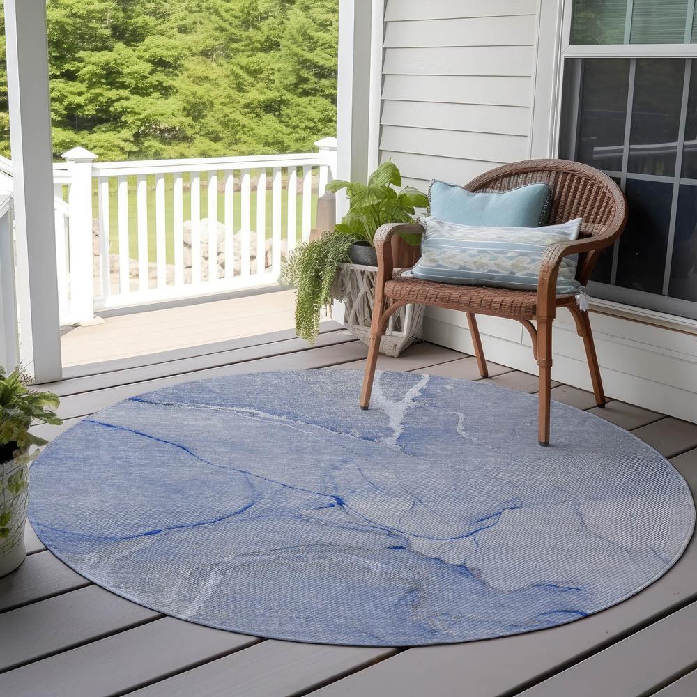 Chantille ACN510 Blue 8' x 8' Rug. Picture 8