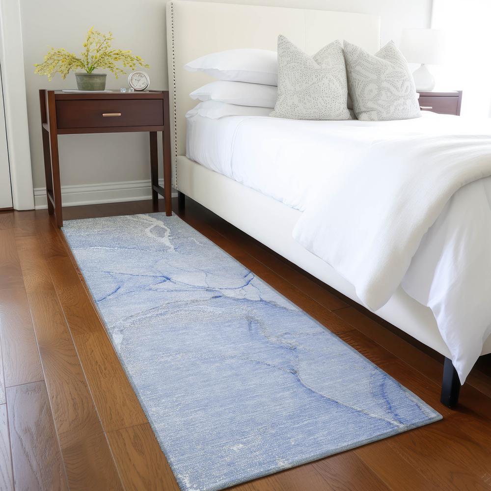 Chantille ACN510 Blue 2'3" x 7'6" Rug. Picture 7