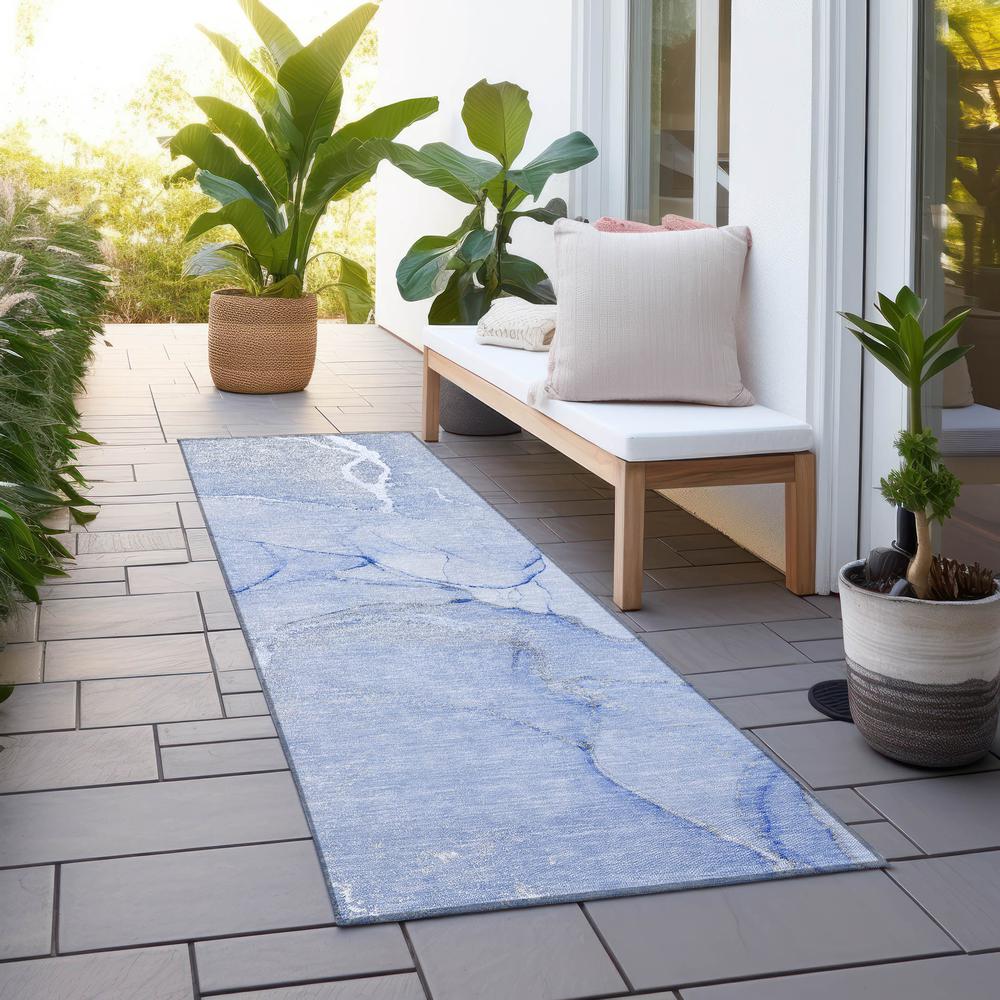 Chantille ACN510 Blue 2'3" x 7'6" Rug. Picture 8