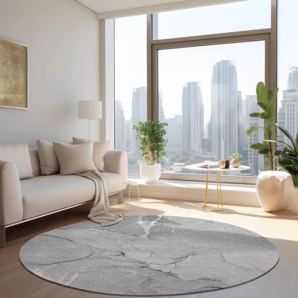 Chantille ACN510 Gray 8' x 8' Rug. Picture 6