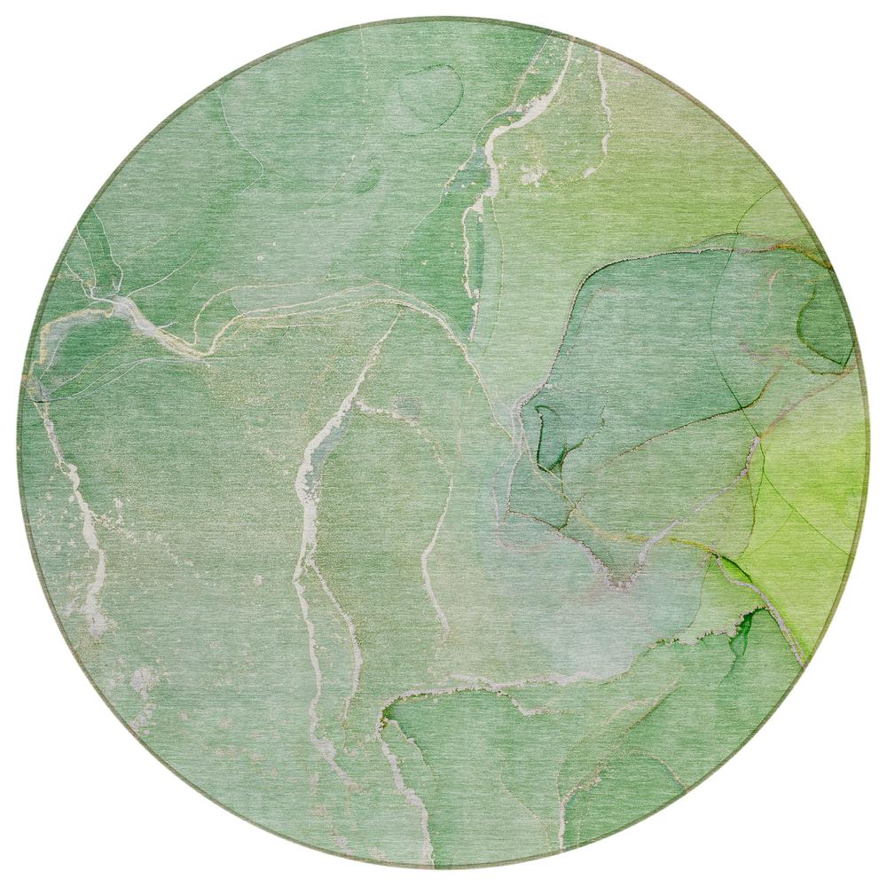 Chantille ACN511 Green 8' x 8' Rug. Picture 1