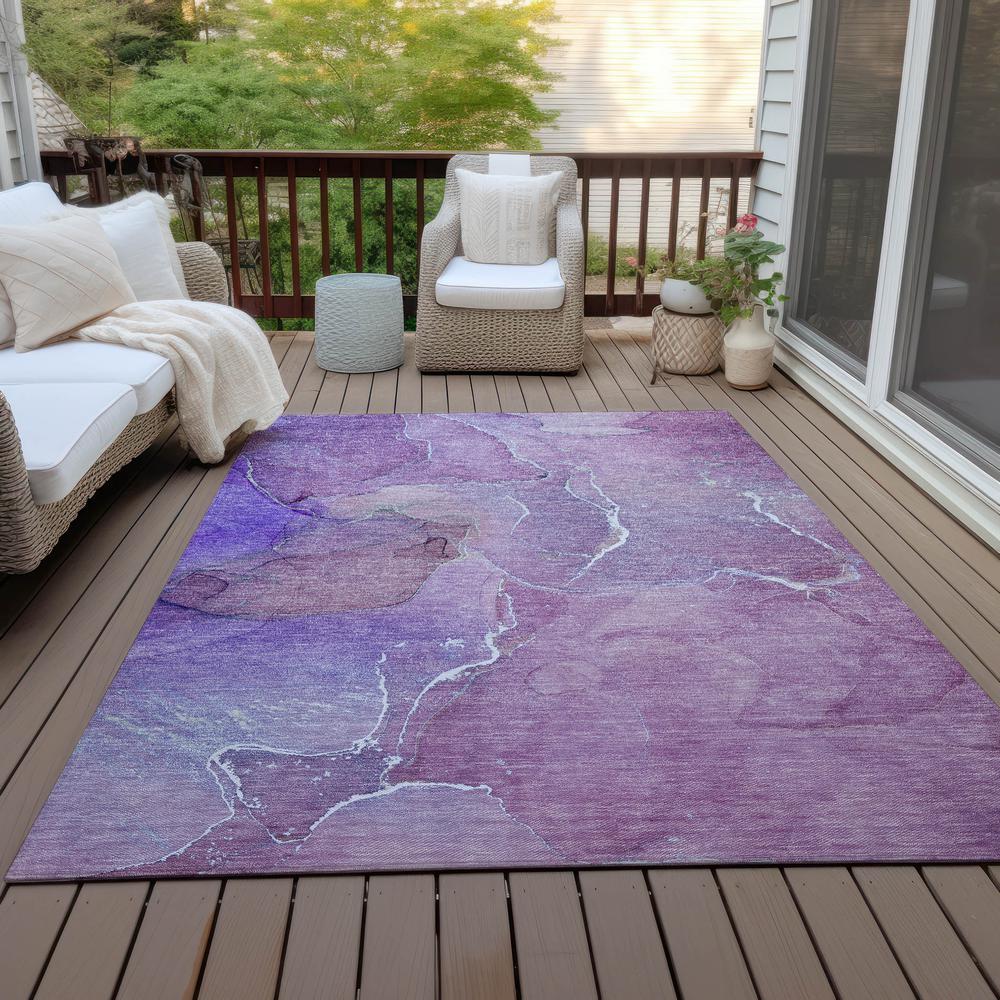 Chantille ACN511 Purple 2'6" x 3'10" Rug. Picture 9