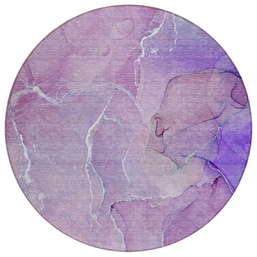 Chantille ACN511 Purple 8' x 8' Rug. Picture 1