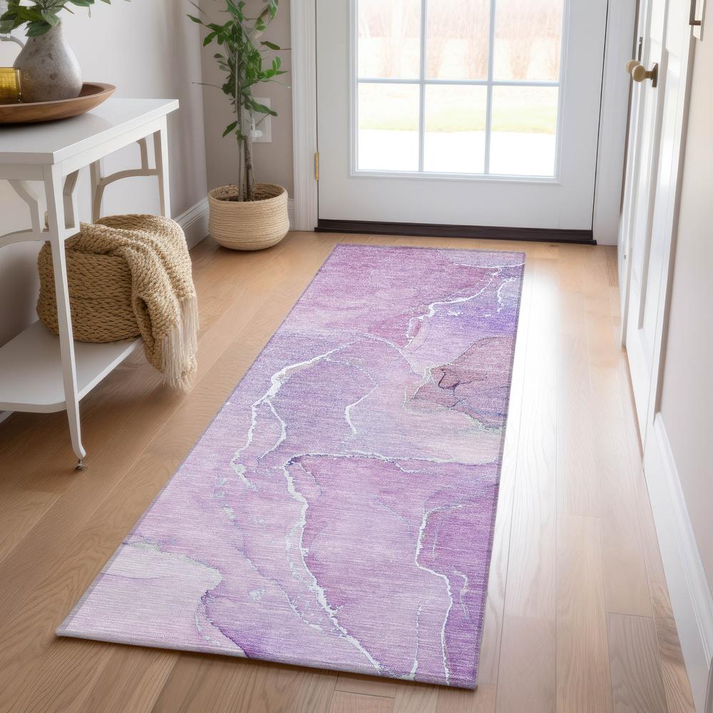Chantille ACN511 Purple 2'3" x 7'6" Rug. Picture 6