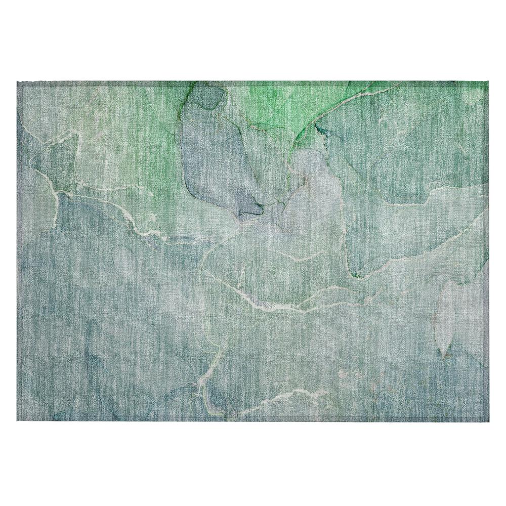 Chantille ACN511 Teal 1'8" x 2'6" Rug. Picture 1