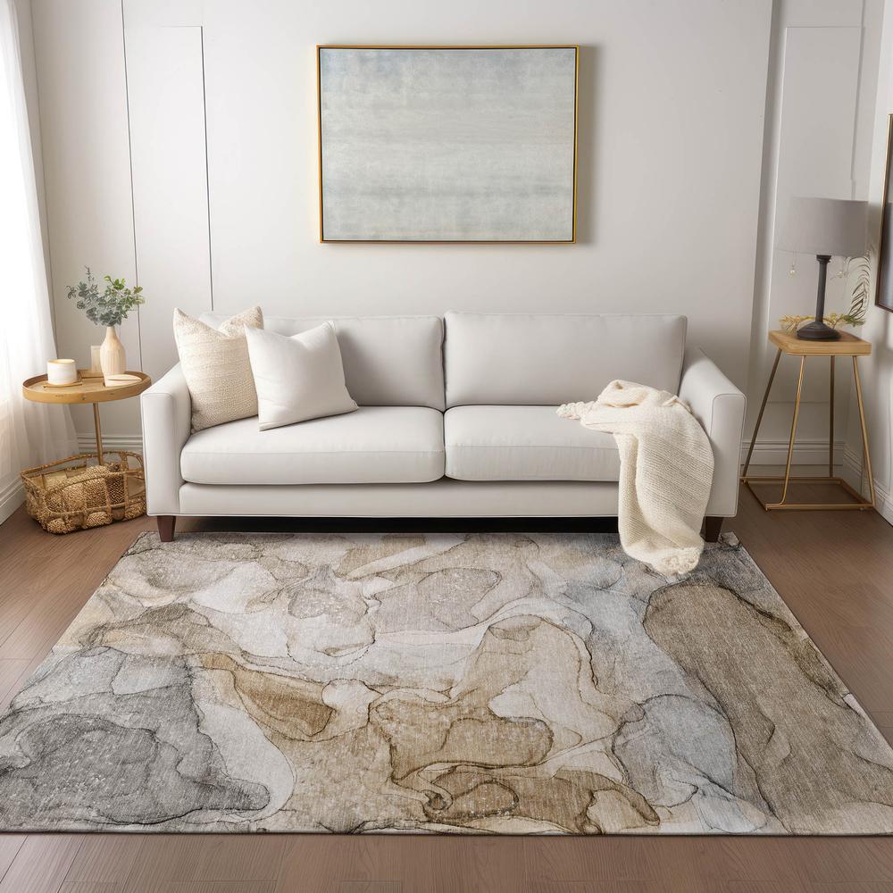 Chantille ACN512 Brown 2'6" x 3'10" Rug. Picture 6