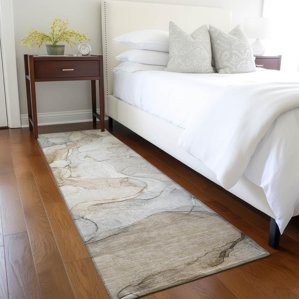 Chantille ACN512 Brown 2'3" x 7'6" Rug. Picture 7