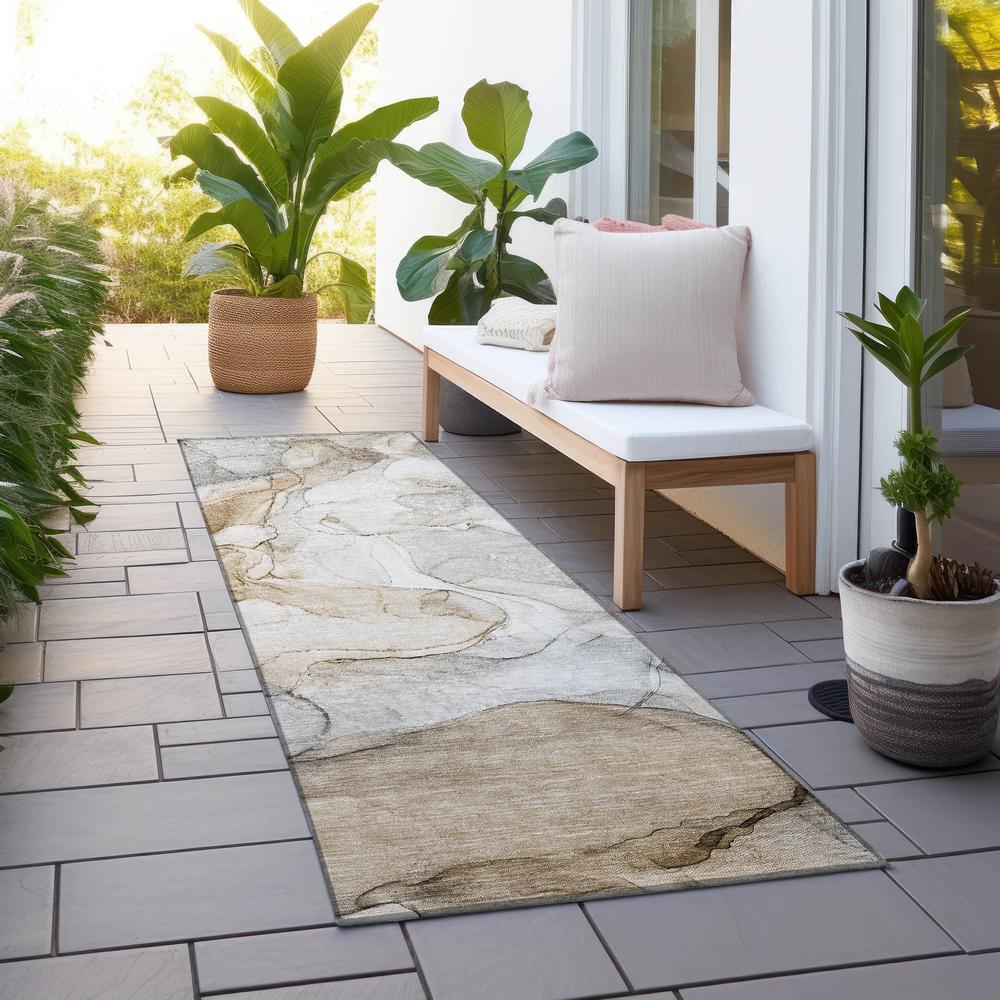 Chantille ACN512 Brown 2'3" x 7'6" Rug. Picture 8