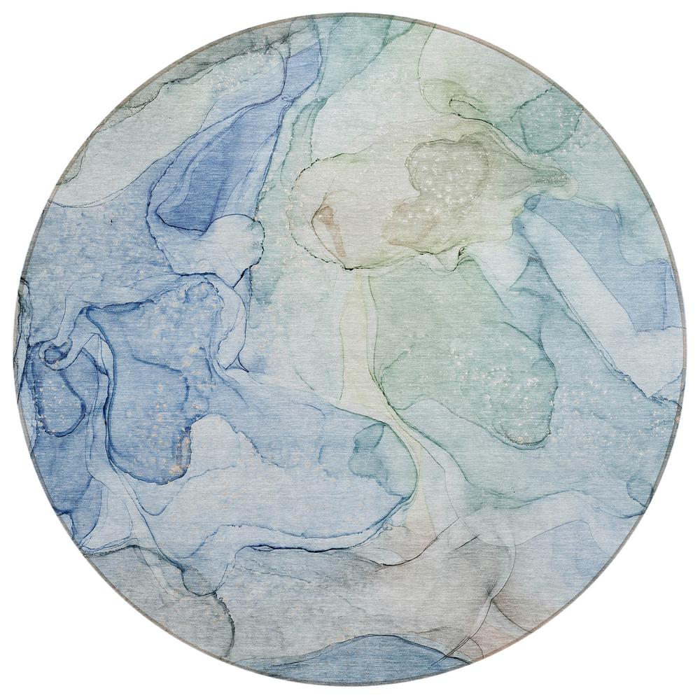 Chantille ACN512 Blue 8' x 8' Rug. Picture 1