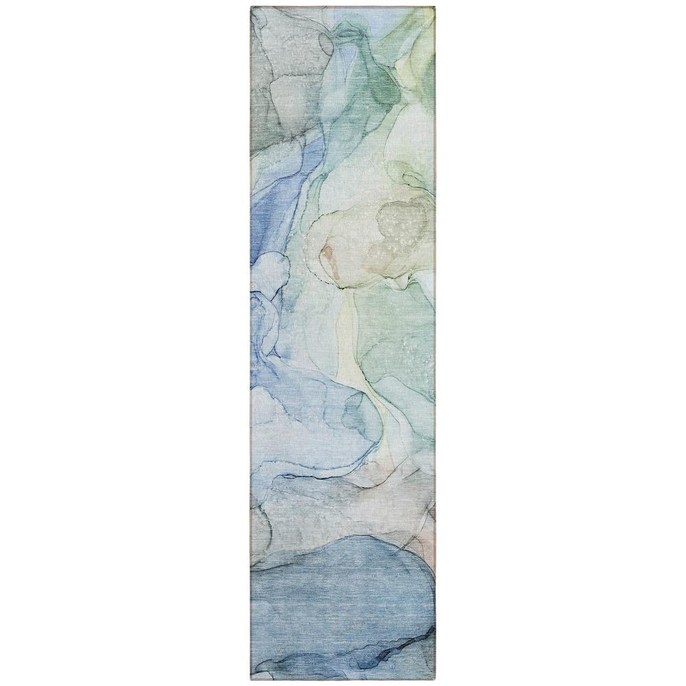 Chantille ACN512 Blue 2'3" x 7'6" Rug. Picture 1
