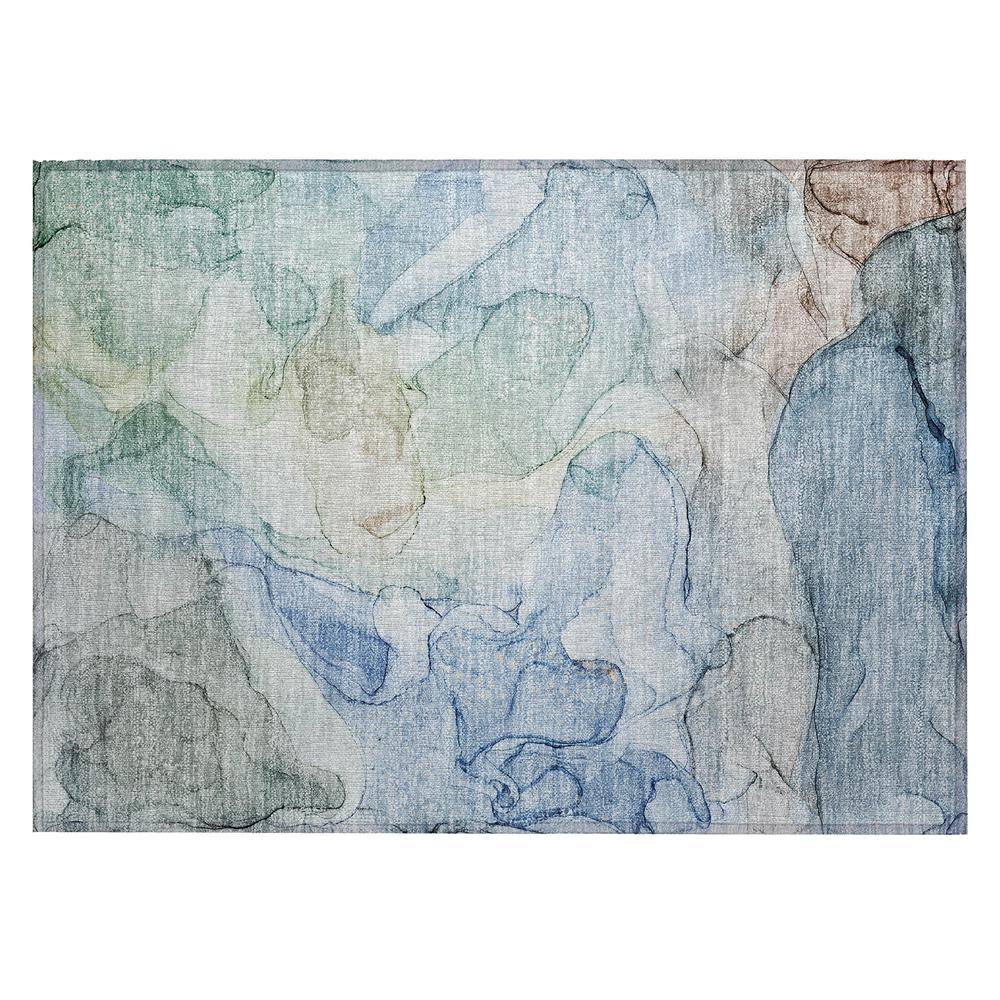 Chantille ACN512 Blue 1'8" x 2'6" Rug. Picture 1