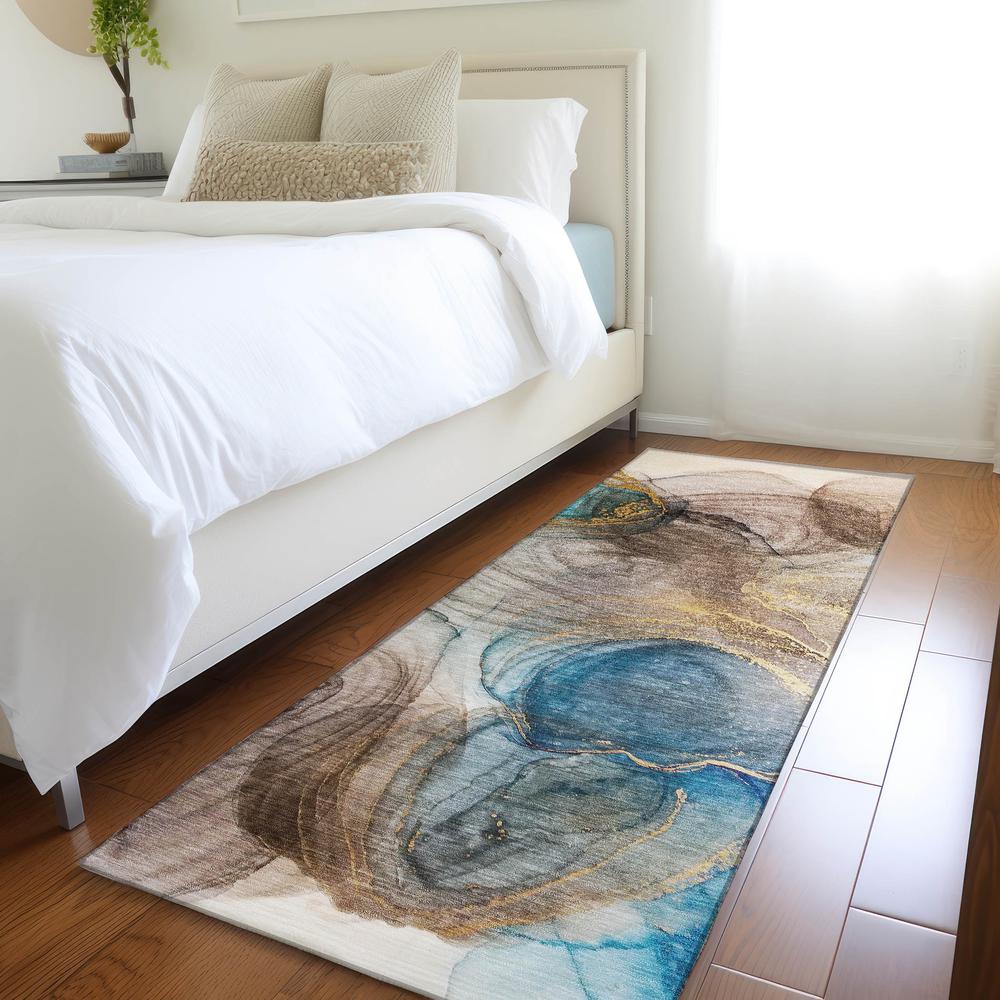 Chantille ACN513 Brown 2'3" x 7'6" Rug. Picture 6