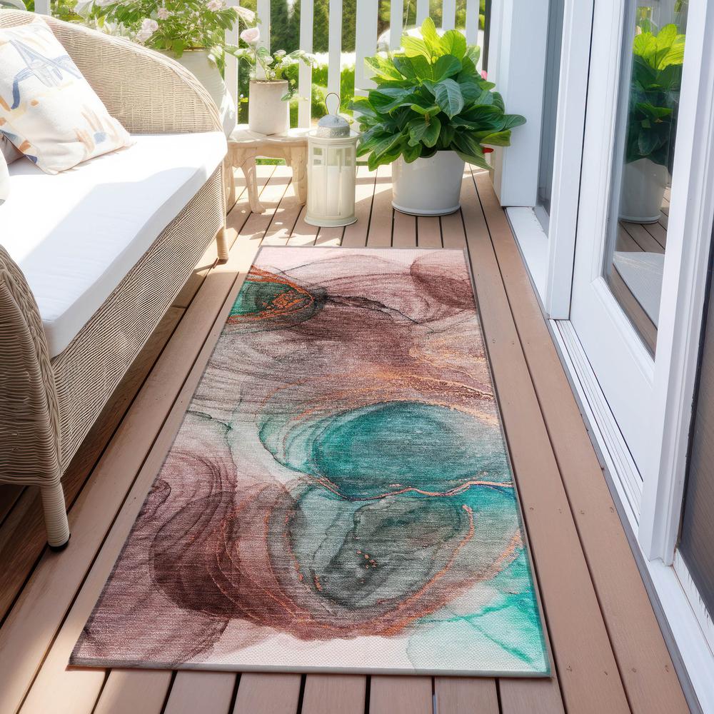 Chantille ACN513 Red 2'3" x 7'6" Rug. Picture 7