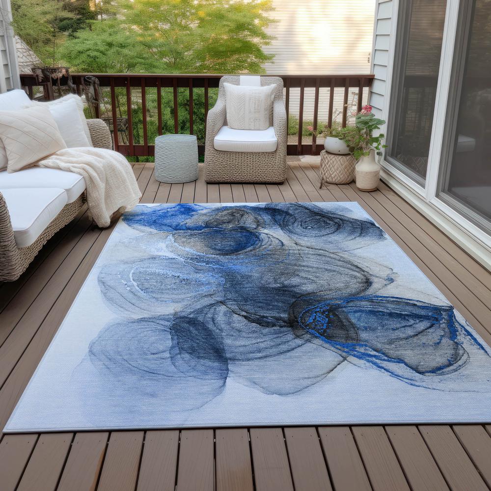 Chantille ACN513 Blue 2'6" x 3'10" Rug. Picture 9