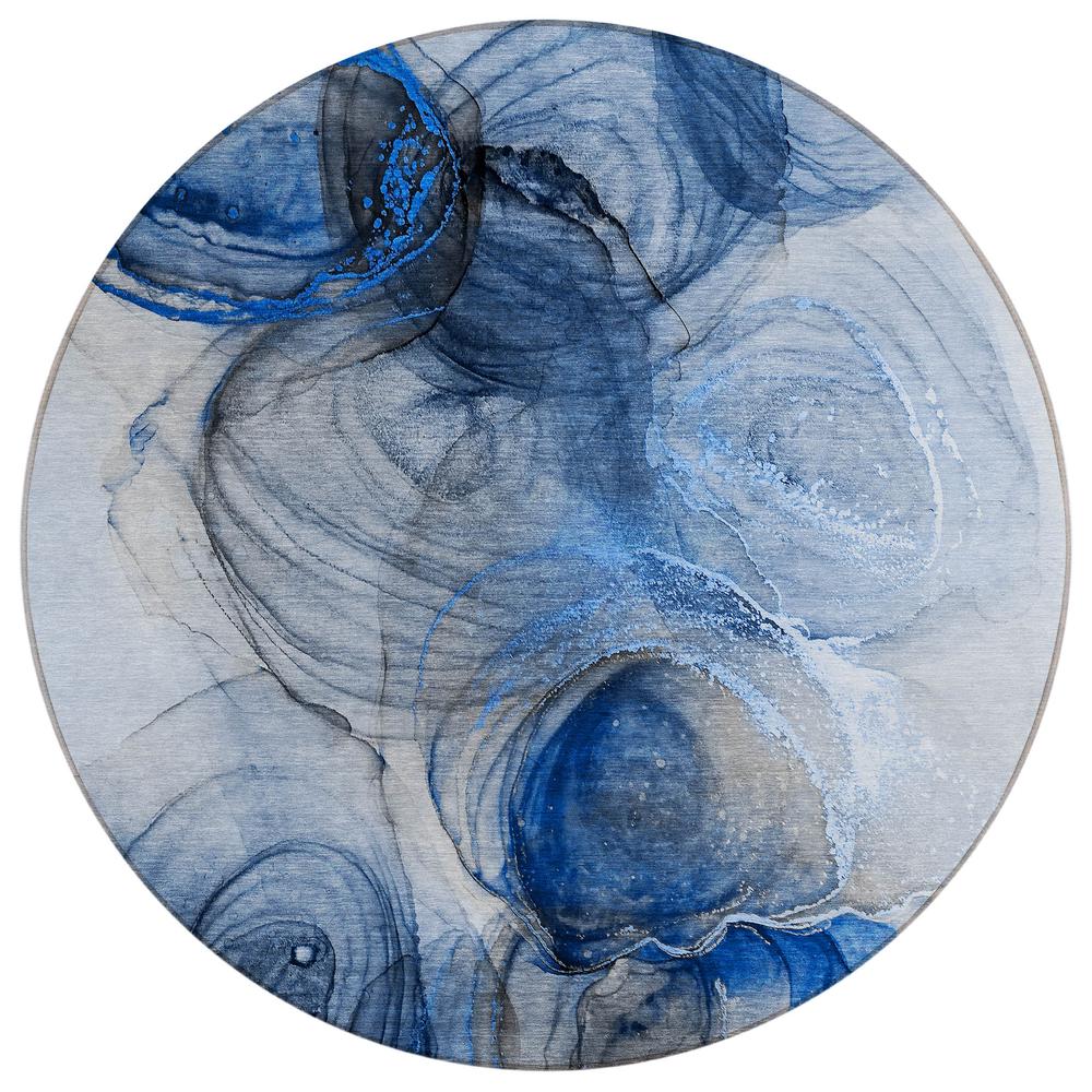 Chantille ACN513 Blue 8' x 8' Rug. Picture 1