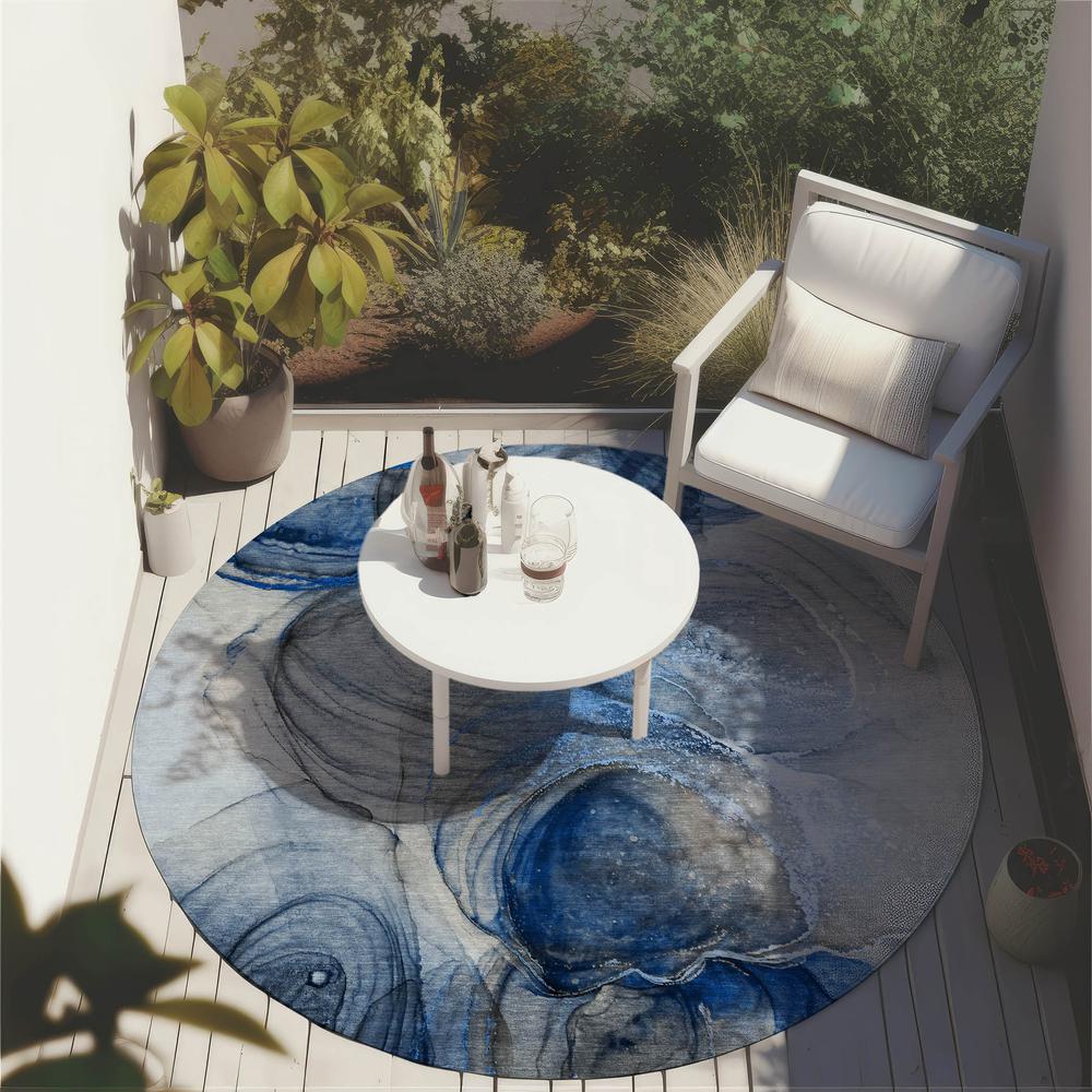 Chantille ACN513 Blue 8' x 8' Rug. Picture 7