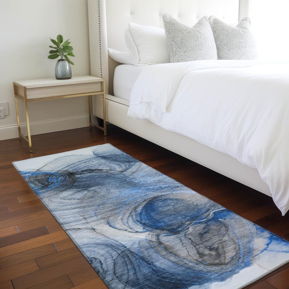 Chantille ACN513 Blue 2'3" x 7'6" Rug. Picture 6