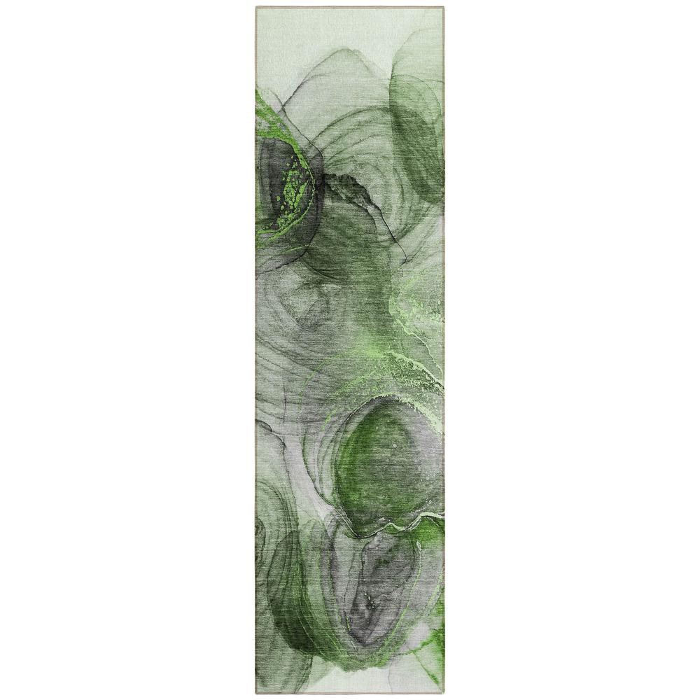 Chantille ACN513 Green 2'3" x 7'6" Rug. Picture 1