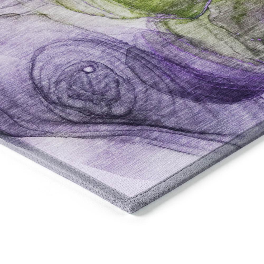 Chantille ACN513 Purple 1'8" x 2'6" Rug. Picture 3