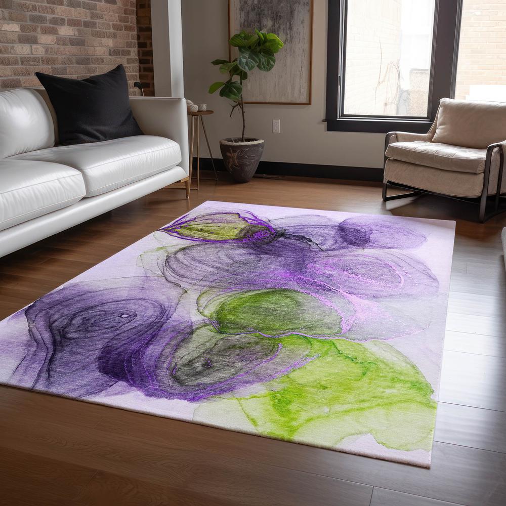 Chantille ACN513 Purple 2'6" x 3'10" Rug. Picture 6