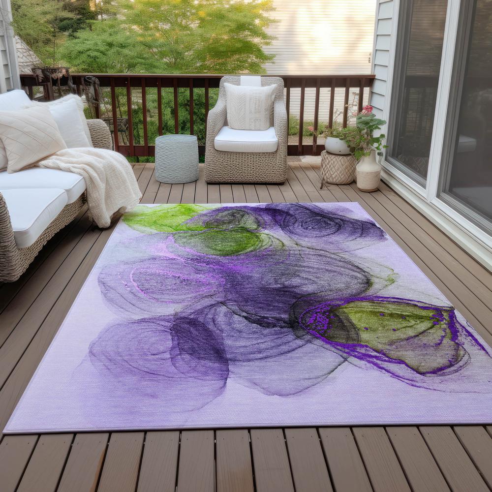 Chantille ACN513 Purple 2'6" x 3'10" Rug. Picture 9