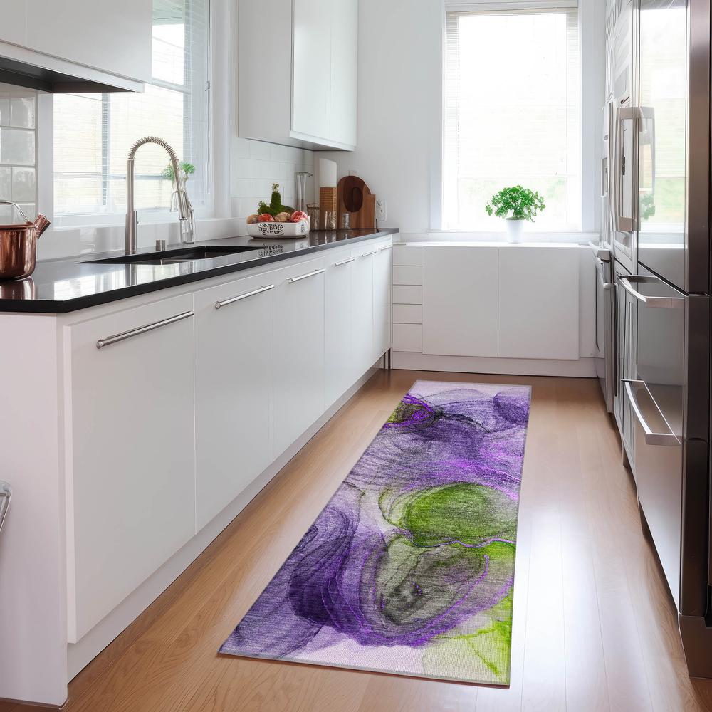 Chantille ACN513 Purple 2'3" x 7'6" Rug. Picture 6