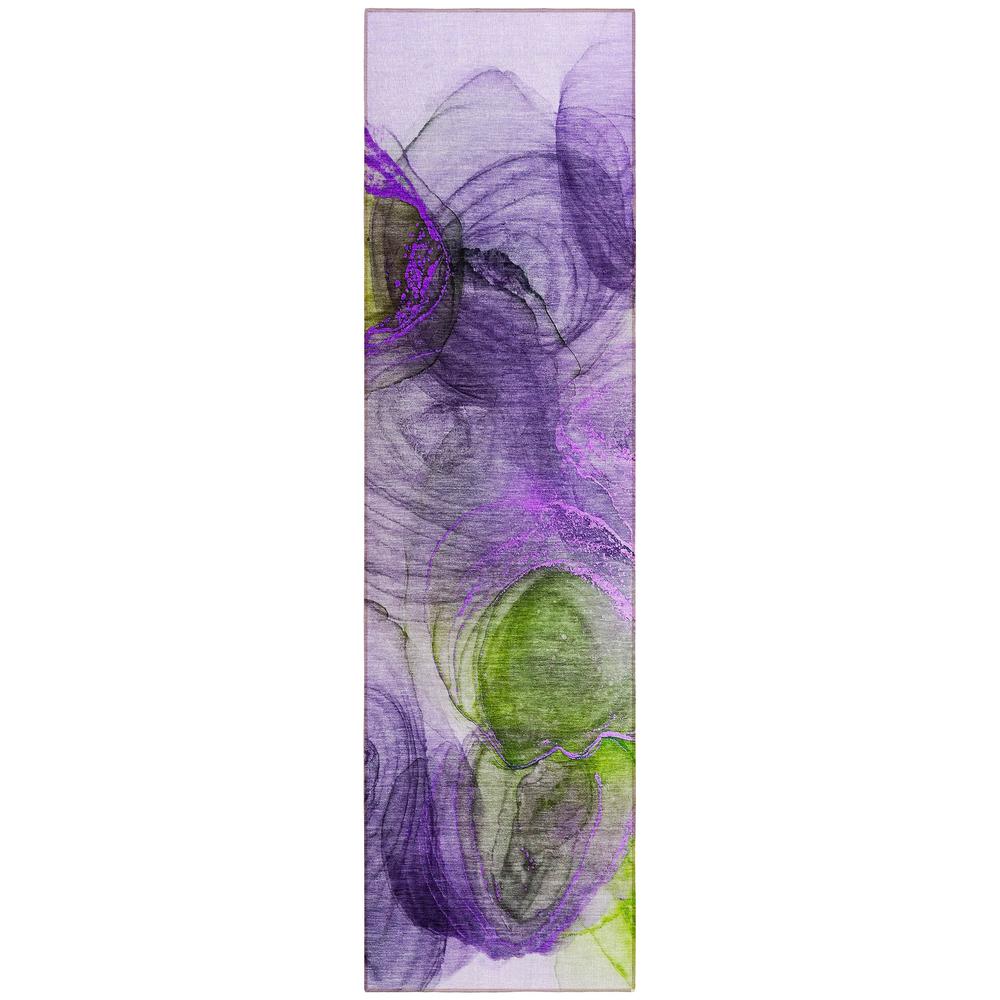 Chantille ACN513 Purple 2'3" x 7'6" Rug. Picture 1